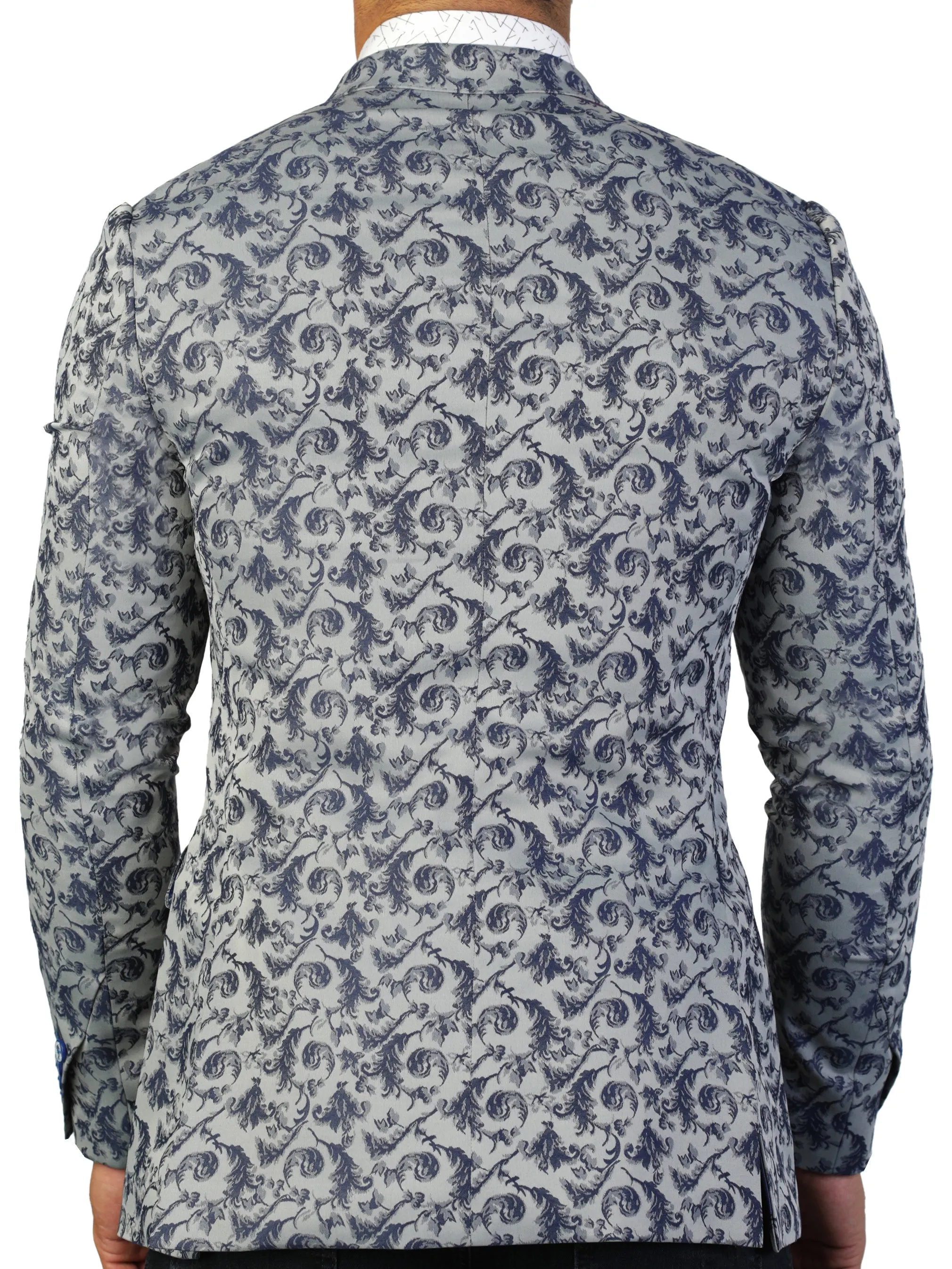 Blazer Descartes Swirl Blue