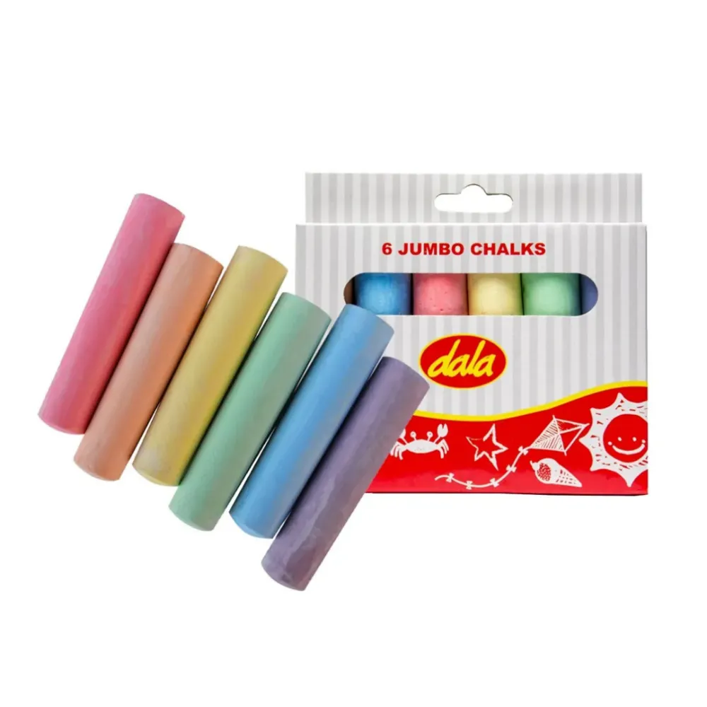 Dala Jumbo Sidewalk Chalk 6pcs