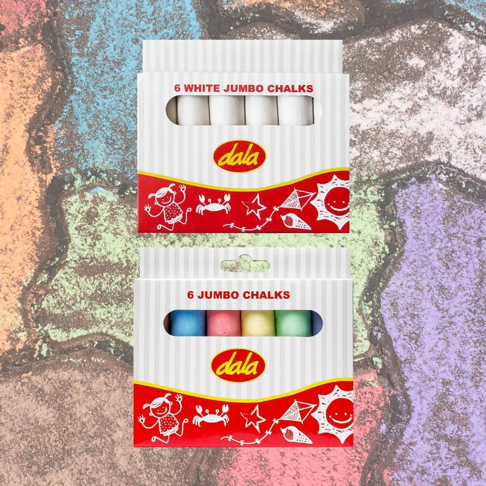 Dala Jumbo Sidewalk Chalk 6pcs