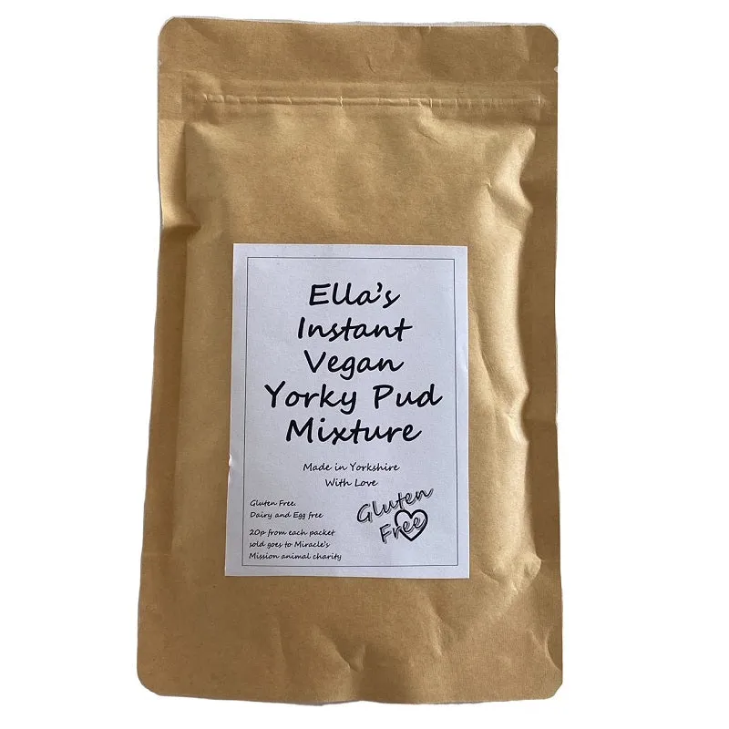 Ella's Instant Vegan Yorky Pud Mixture - Gluten Free 120g