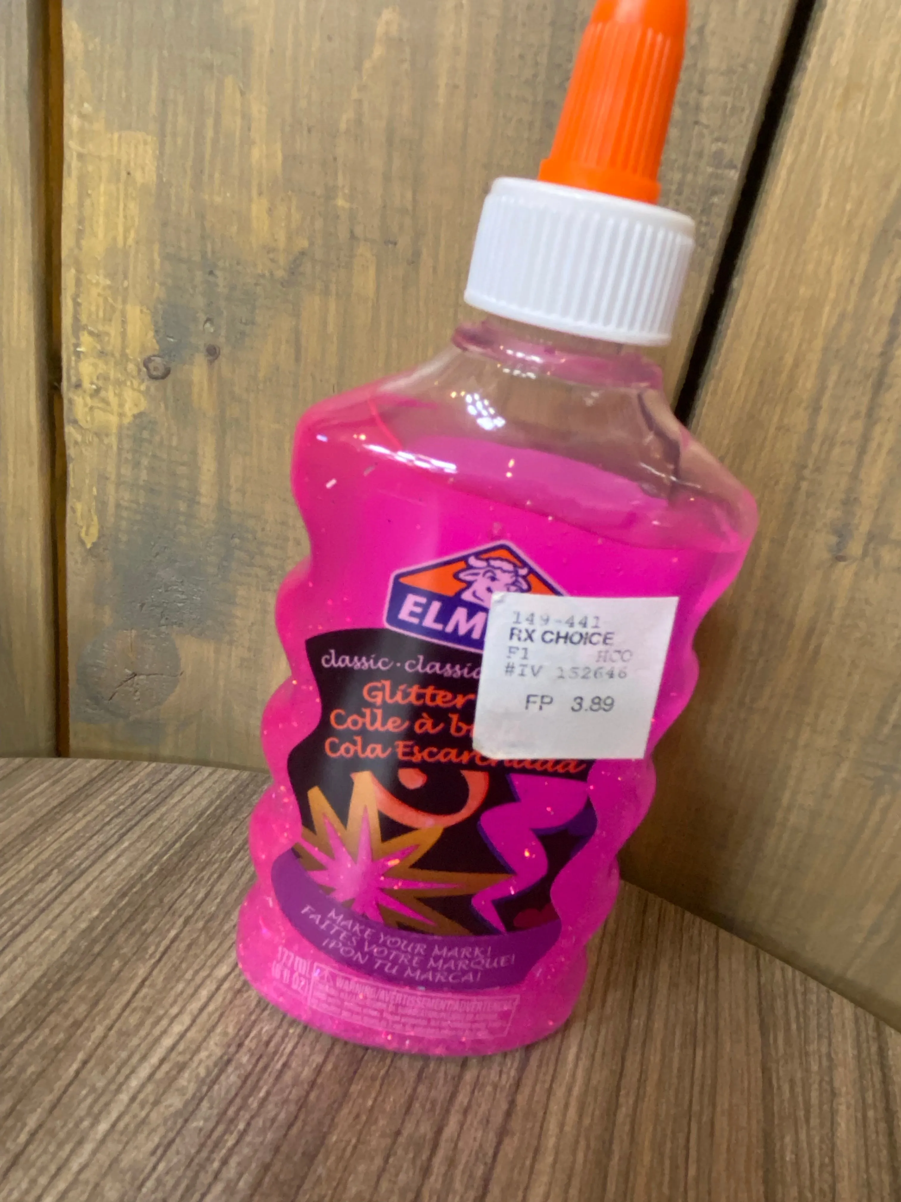 Elmer’s classic glitter glue- pink