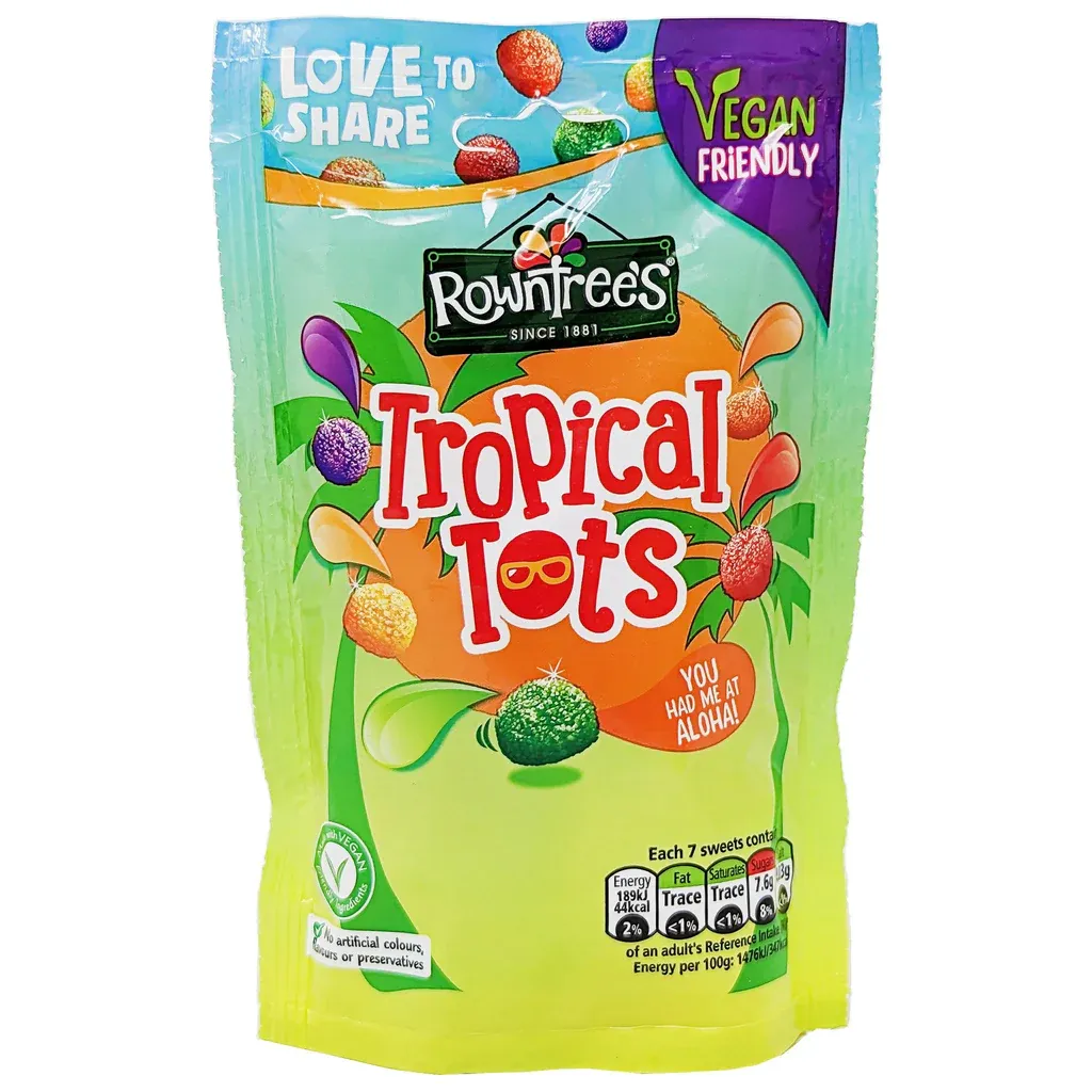 JELLY TOTS TROPICAL 140G