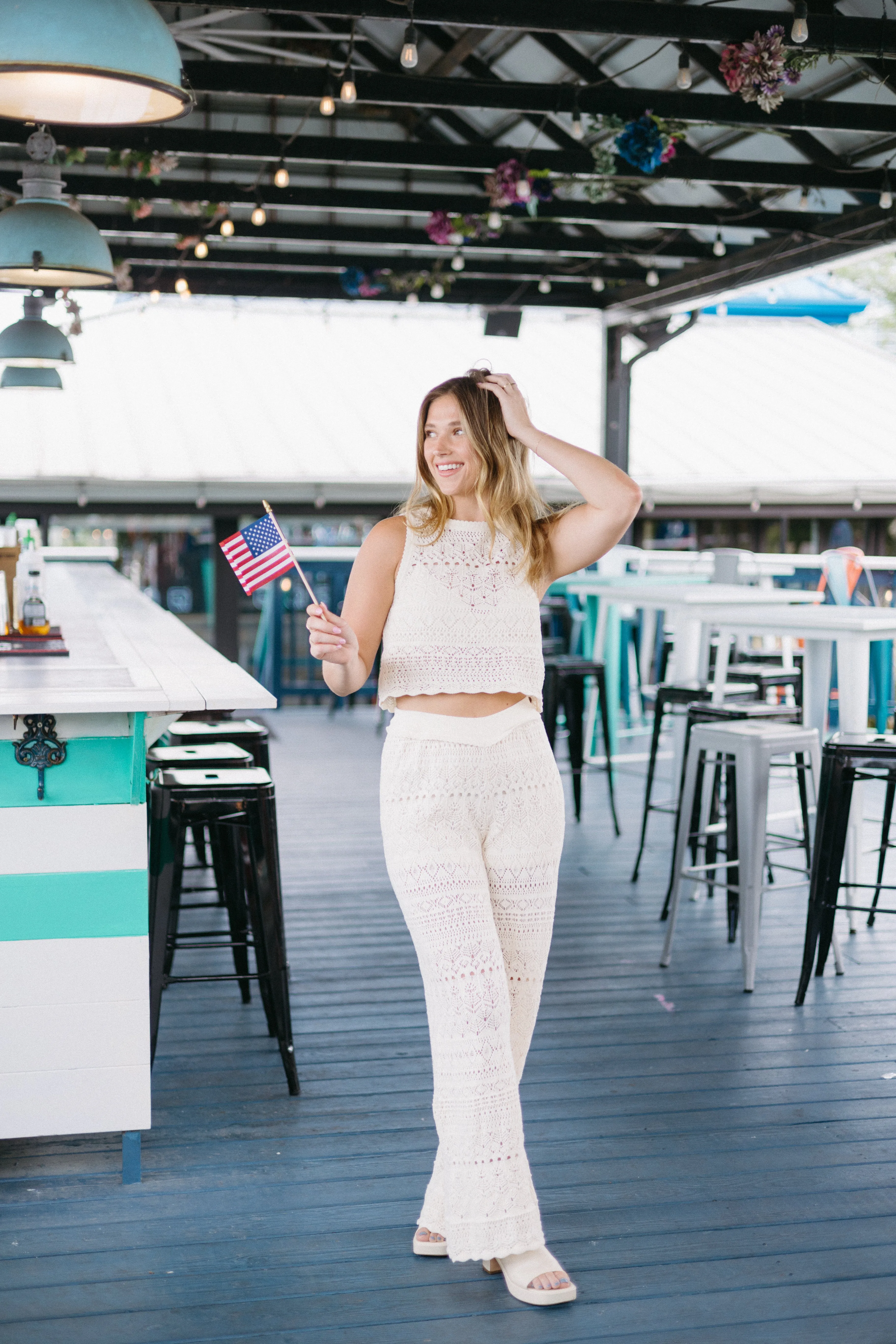 Out The Door Crochet Top