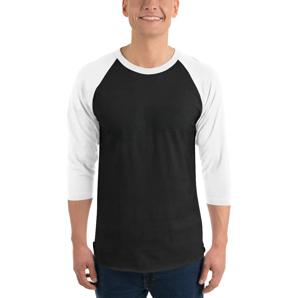 Unisex 3/4 sleeve Vegan Rhinoceros raglan shirt