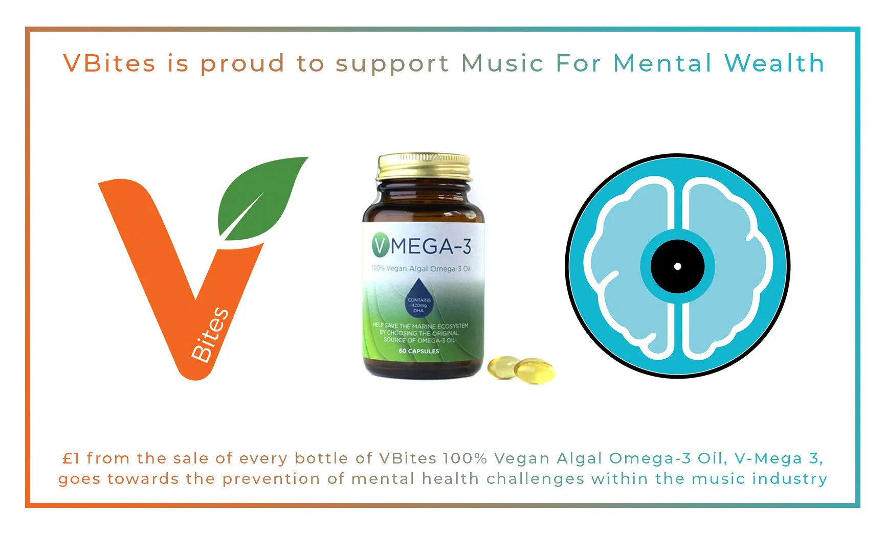 V-Omega3 Algal Oil 60 Capsules