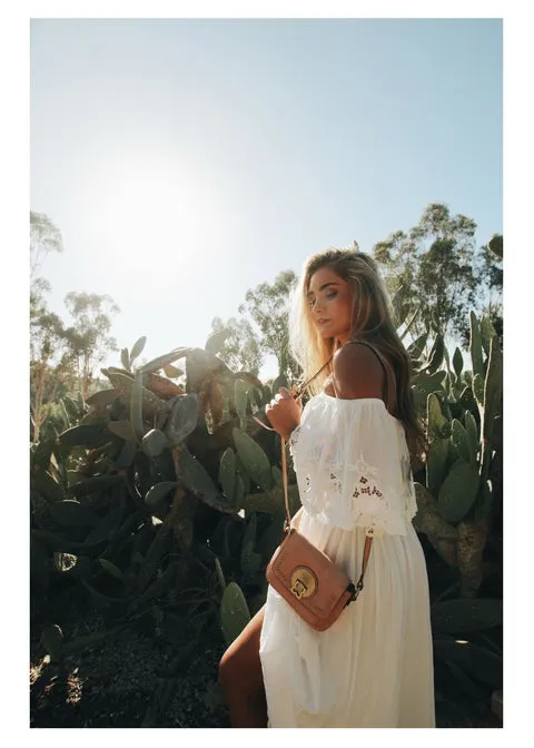 West Wind Mini Crossbody in Peach Dust